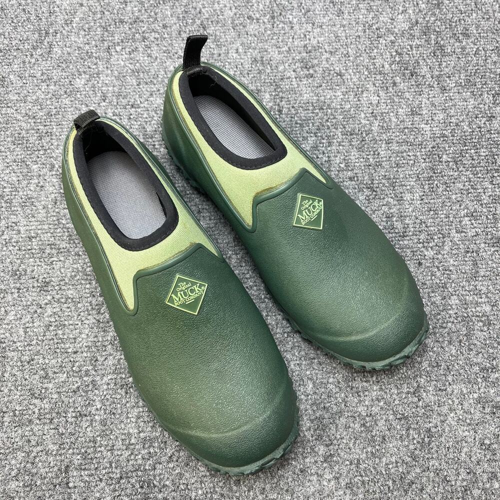 MUCK Boot Womens Muckster 2 Low Rain Boot Green Size 6